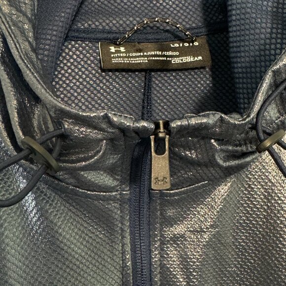 Under Armour Storm Cold Gear Shield Softshell Metallic Jacket New W/Tags Men’s - Picture 3 of 8